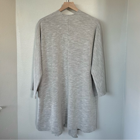 DONNI. NWT OSFM M L XL Ribbed Open Cardigan Lightweight Sweater Anthro FabFitFun - Picture 5 of 13